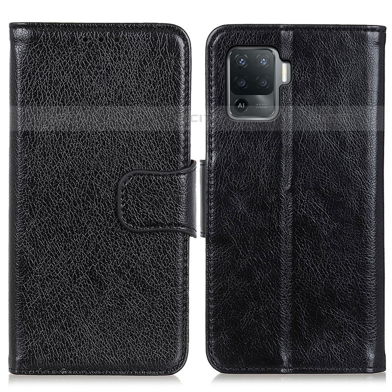 Coque Portefeuille Livre Cuir Etui Clapet N05P pour Oppo F19 Pro Plus