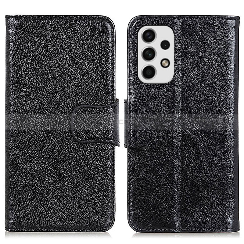 Coque Portefeuille Livre Cuir Etui Clapet N05P pour Samsung Galaxy A23 5G Noir Plus