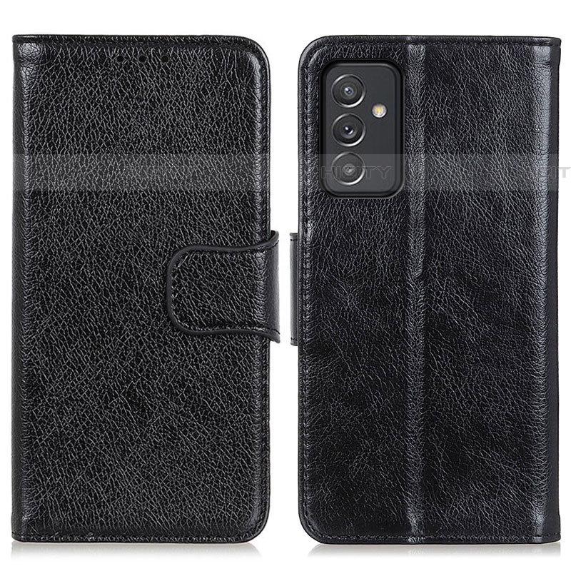 Coque Portefeuille Livre Cuir Etui Clapet N05P pour Samsung Galaxy A25 5G Noir Plus