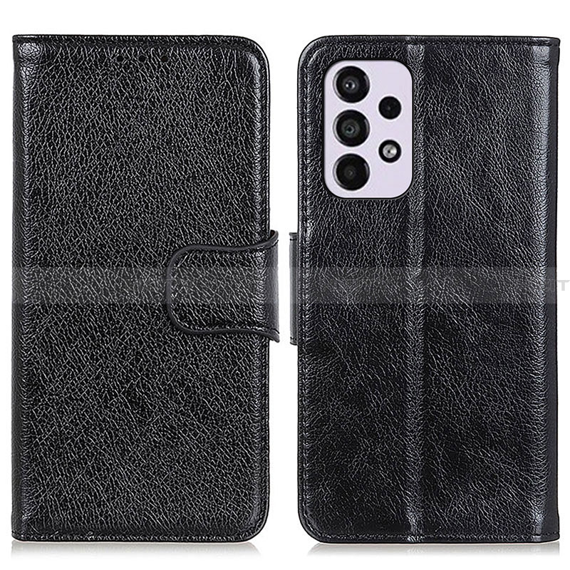 Coque Portefeuille Livre Cuir Etui Clapet N05P pour Samsung Galaxy A33 5G Noir Plus