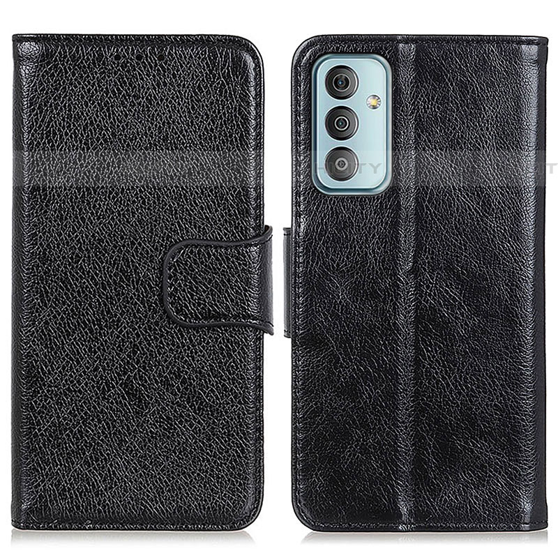 Coque Portefeuille Livre Cuir Etui Clapet N05P pour Samsung Galaxy F23 5G Noir Plus