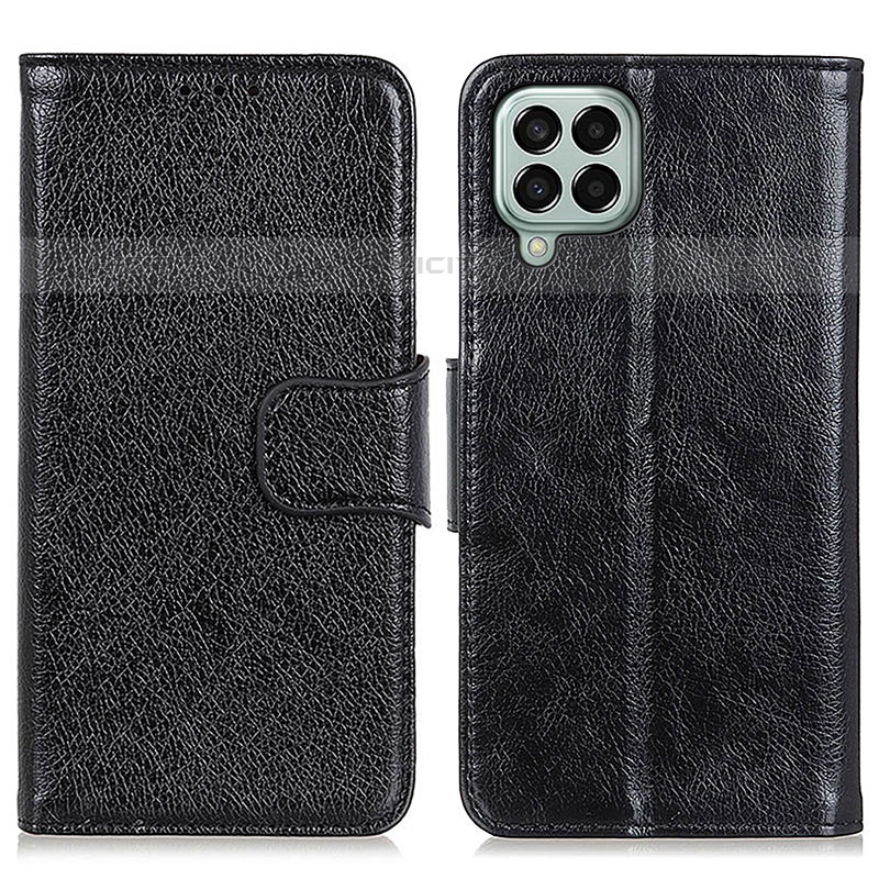 Coque Portefeuille Livre Cuir Etui Clapet N05P pour Samsung Galaxy M33 5G Noir Plus