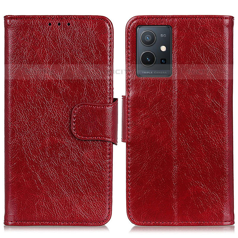 Coque Portefeuille Livre Cuir Etui Clapet N05P pour Vivo T1 5G India Plus