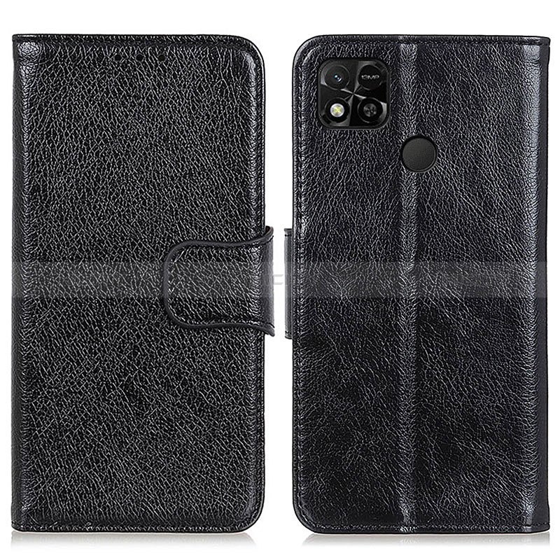 Coque Portefeuille Livre Cuir Etui Clapet N05P pour Xiaomi POCO C31 Noir Plus