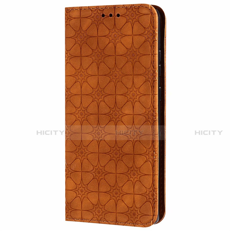 Coque Portefeuille Livre Cuir Etui Clapet N06 pour Samsung Galaxy Note 20 5G Marron Plus