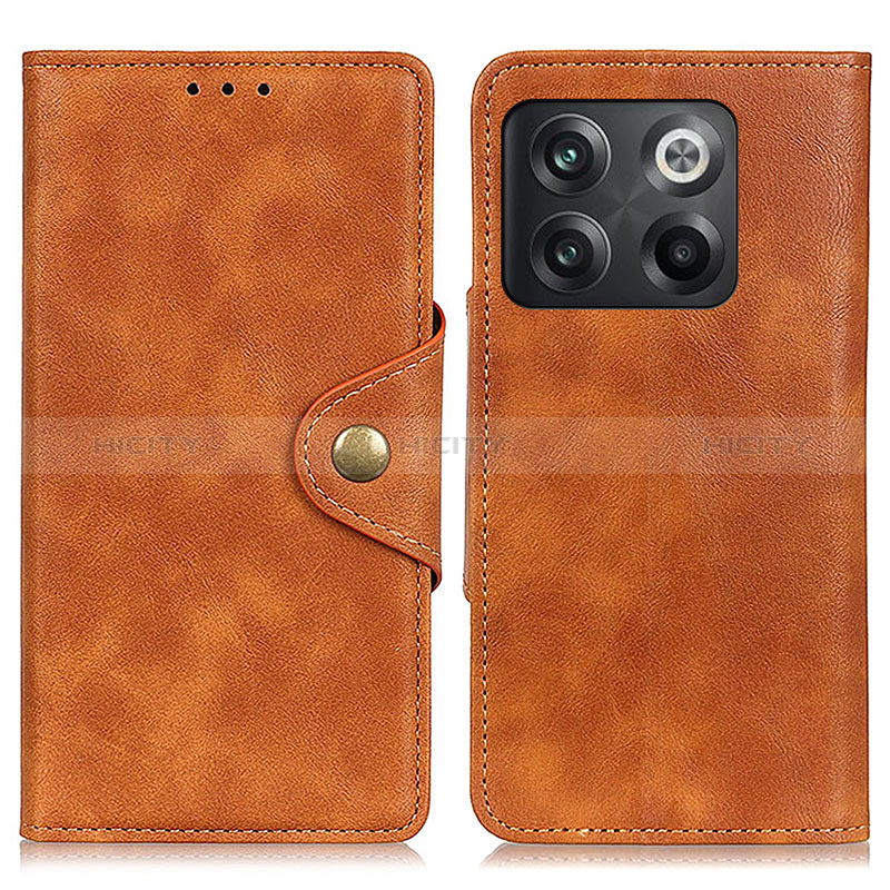 Coque Portefeuille Livre Cuir Etui Clapet N06P pour OnePlus Ace Pro 5G Marron Plus