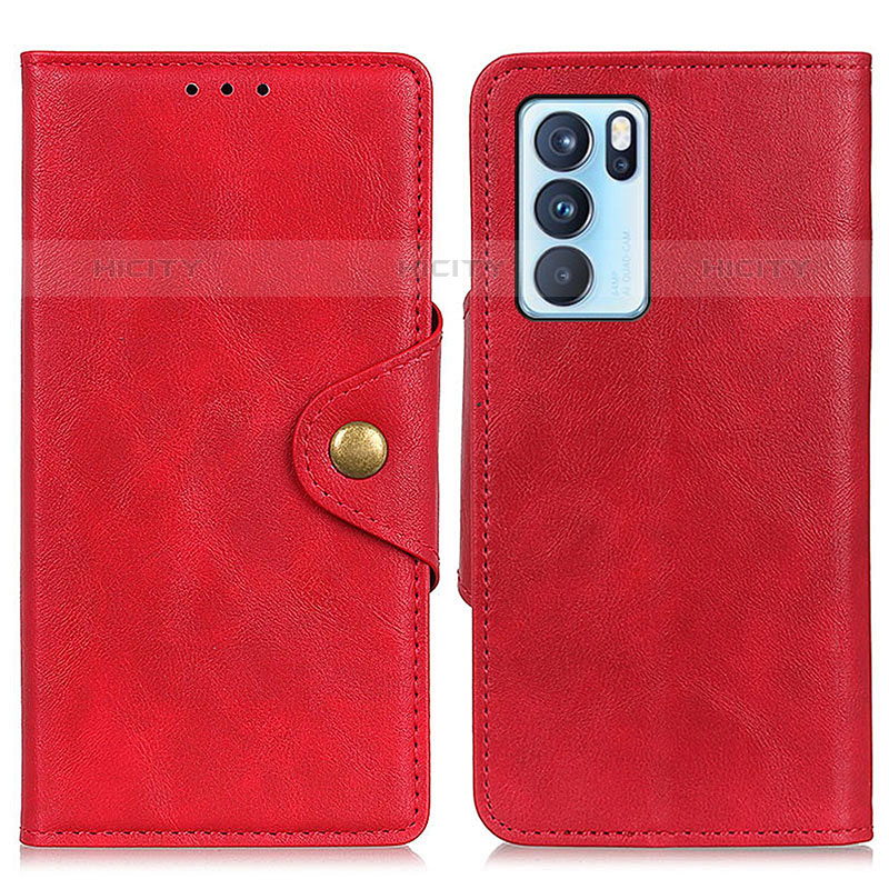 Coque Portefeuille Livre Cuir Etui Clapet N06P pour Oppo Reno6 Pro 5G India Plus