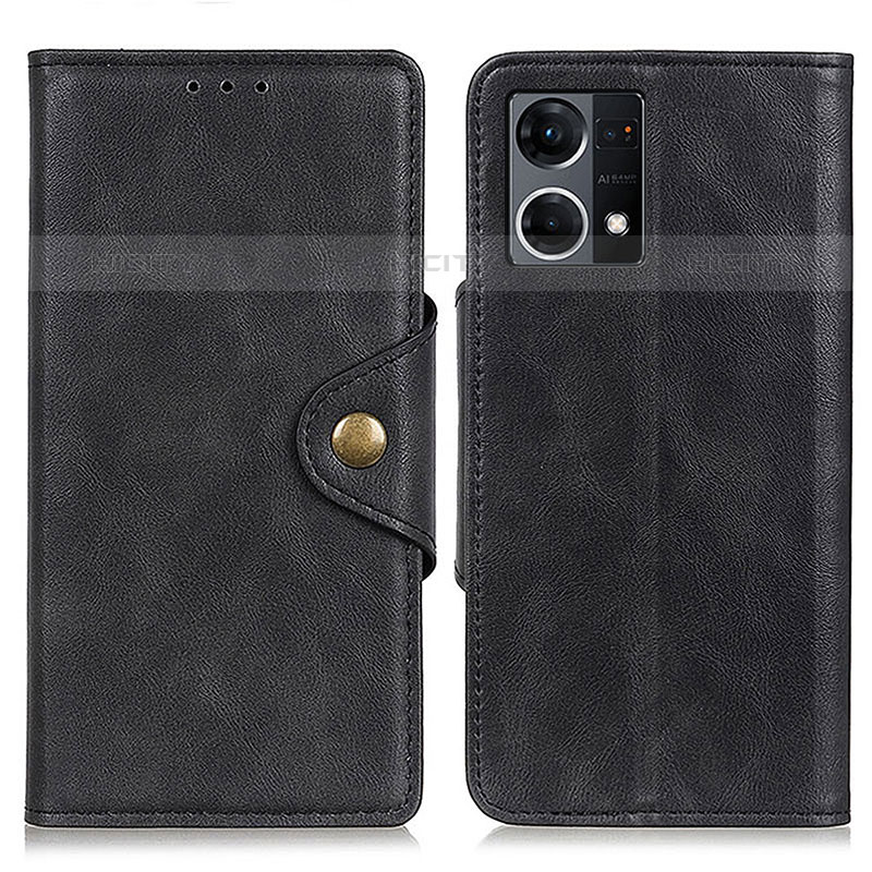 Coque Portefeuille Livre Cuir Etui Clapet N06P pour Oppo Reno7 4G Plus