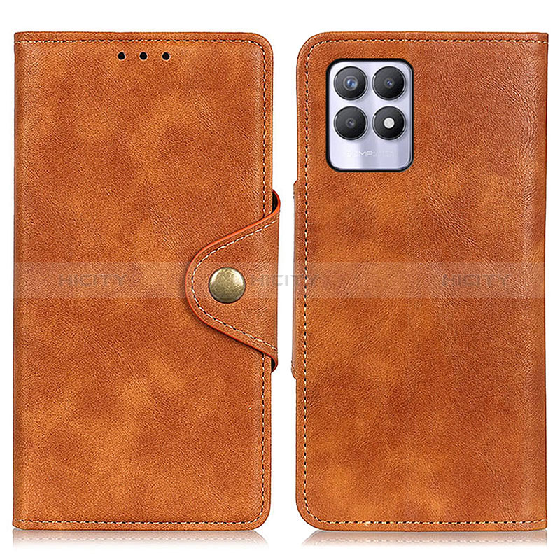 Coque Portefeuille Livre Cuir Etui Clapet N06P pour Realme 8i Plus