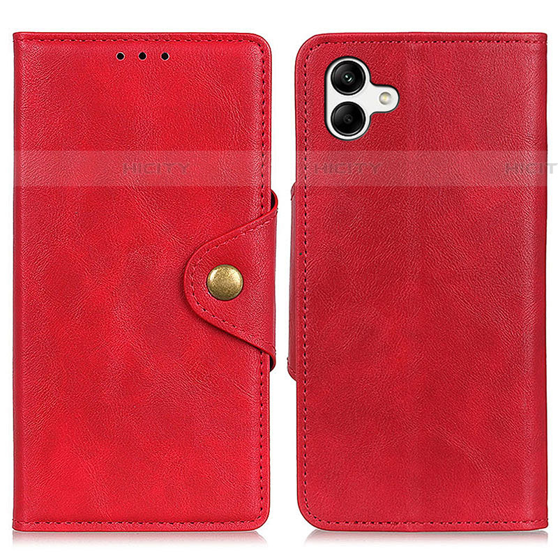 Coque Portefeuille Livre Cuir Etui Clapet N06P pour Samsung Galaxy F14 5G Rouge Plus