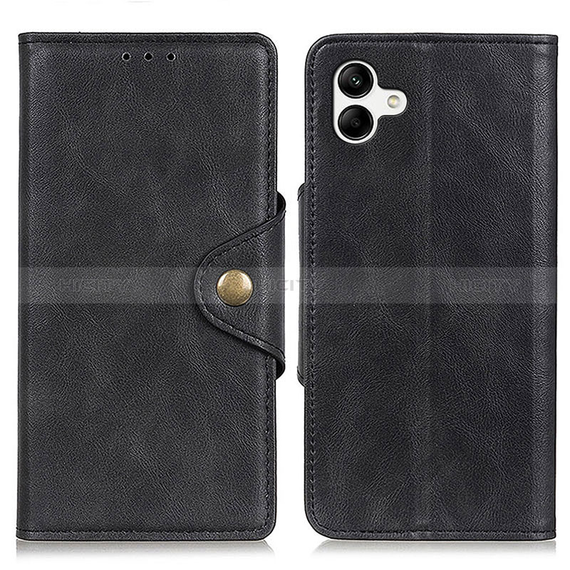 Coque Portefeuille Livre Cuir Etui Clapet N06P pour Samsung Galaxy M04 Noir Plus