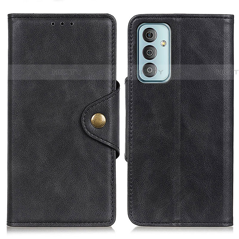 Coque Portefeuille Livre Cuir Etui Clapet N06P pour Samsung Galaxy M13 4G Noir Plus