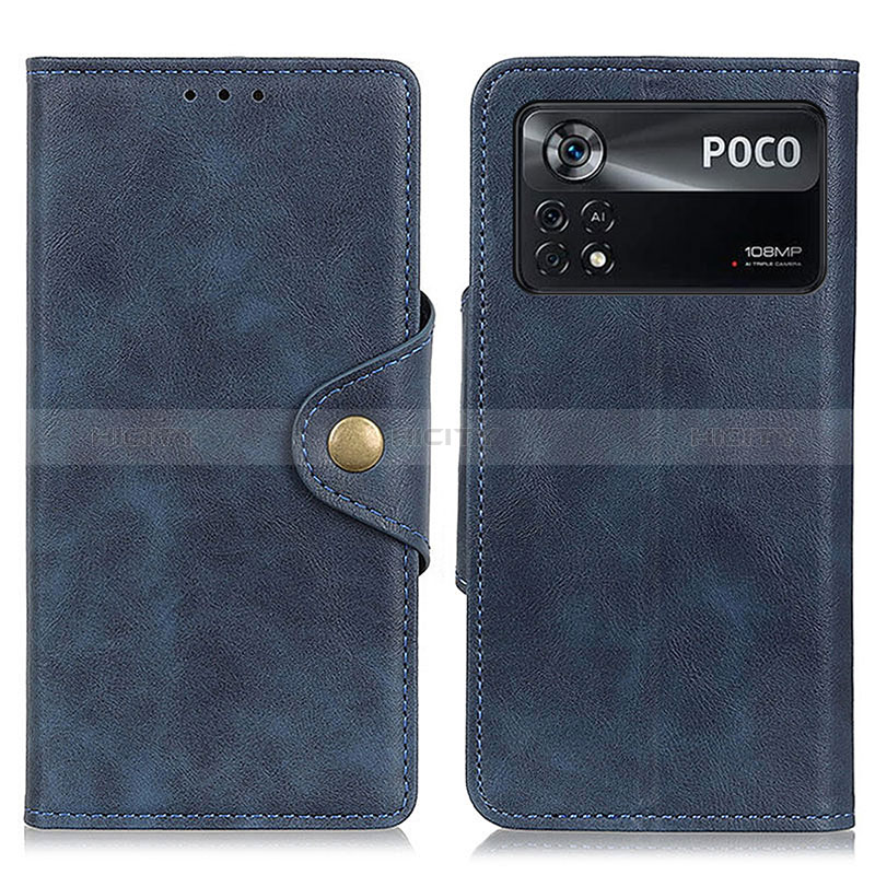 Coque Portefeuille Livre Cuir Etui Clapet N06P pour Xiaomi Poco X4 Pro 5G Plus