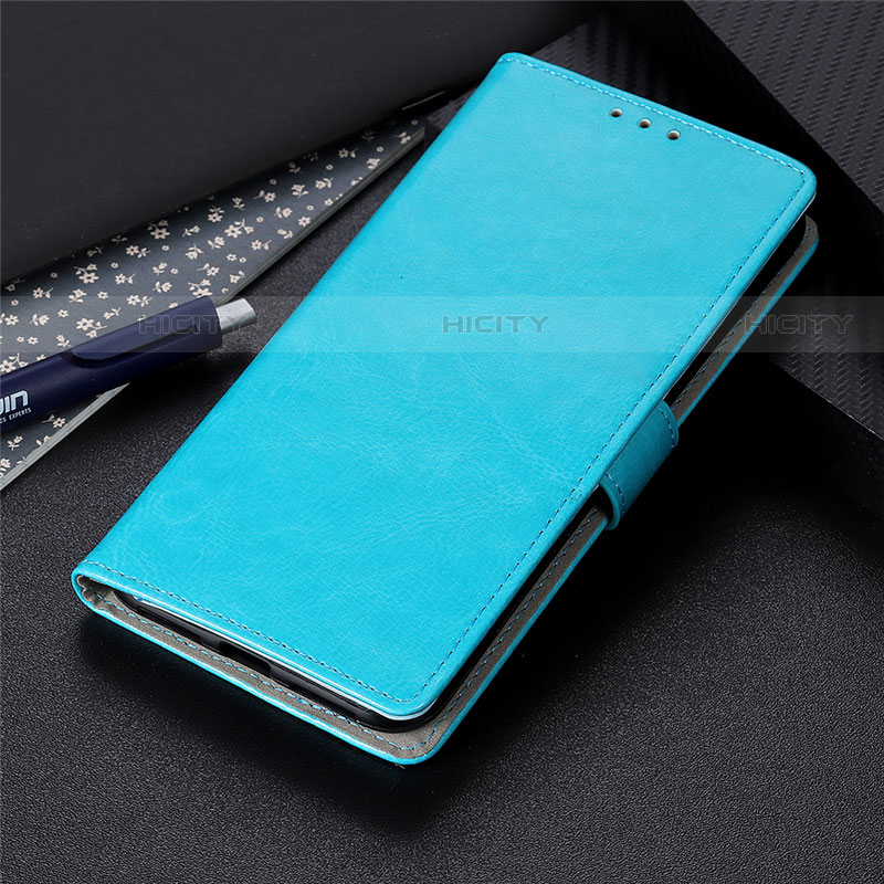 Coque Portefeuille Livre Cuir Etui Clapet N07 pour Huawei P40 Pro Bleu Ciel Plus