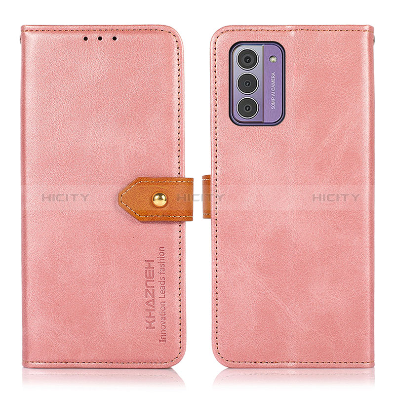 Coque Portefeuille Livre Cuir Etui Clapet N07P pour Nokia G310 5G Rose Plus