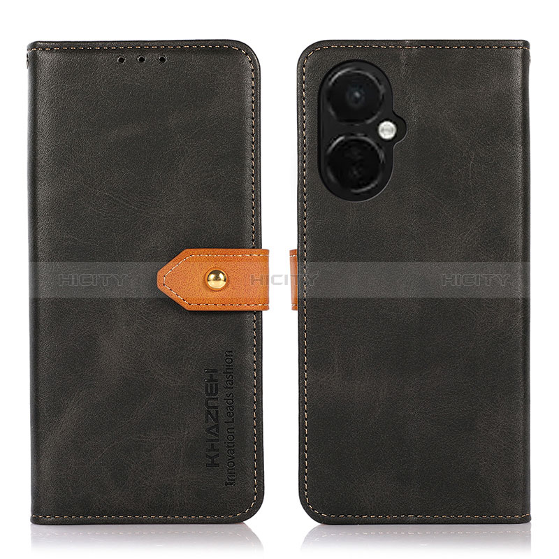 Coque Portefeuille Livre Cuir Etui Clapet N07P pour OnePlus Nord CE 3 Lite 5G Noir Plus