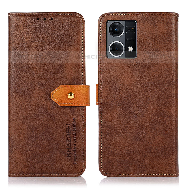 Coque Portefeuille Livre Cuir Etui Clapet N07P pour Oppo Reno7 4G Plus