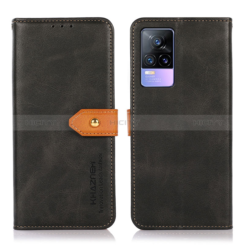 Coque Portefeuille Livre Cuir Etui Clapet N07P pour Vivo V21e 4G Plus