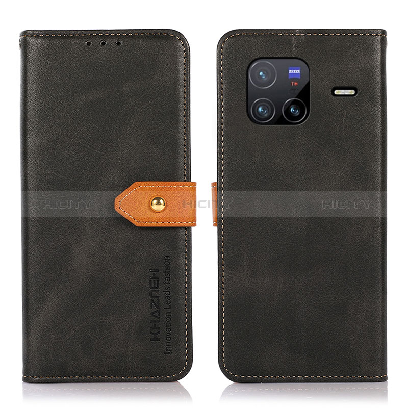 Coque Portefeuille Livre Cuir Etui Clapet N07P pour Vivo X80 5G Plus