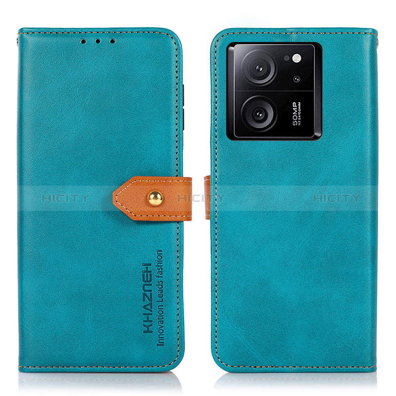 Coque Portefeuille Livre Cuir Etui Clapet N07P pour Xiaomi Redmi K60 Ultra 5G Cyan Plus