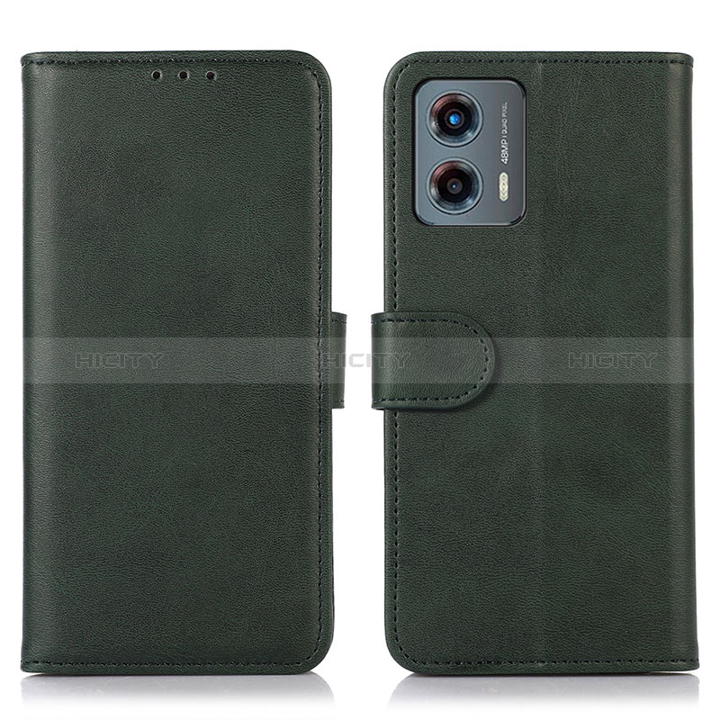 Coque Portefeuille Livre Cuir Etui Clapet N08P pour Motorola Moto G 5G (2023) Vert Plus