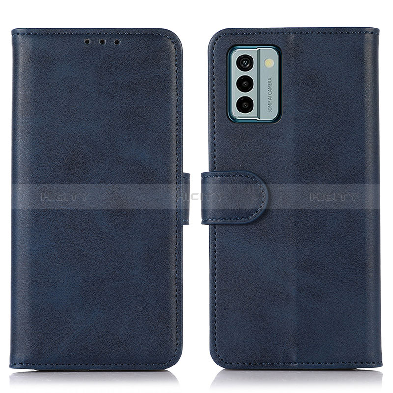 Coque Portefeuille Livre Cuir Etui Clapet N08P pour Nokia G22 Bleu Plus