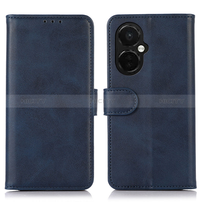 Coque Portefeuille Livre Cuir Etui Clapet N08P pour OnePlus Nord CE 3 5G Bleu Plus