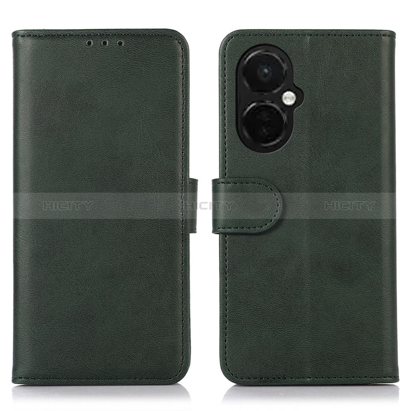 Coque Portefeuille Livre Cuir Etui Clapet N08P pour OnePlus Nord CE 3 5G Vert Plus