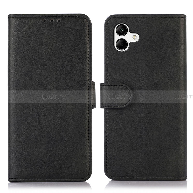 Coque Portefeuille Livre Cuir Etui Clapet N08P pour Samsung Galaxy A05 Noir Plus