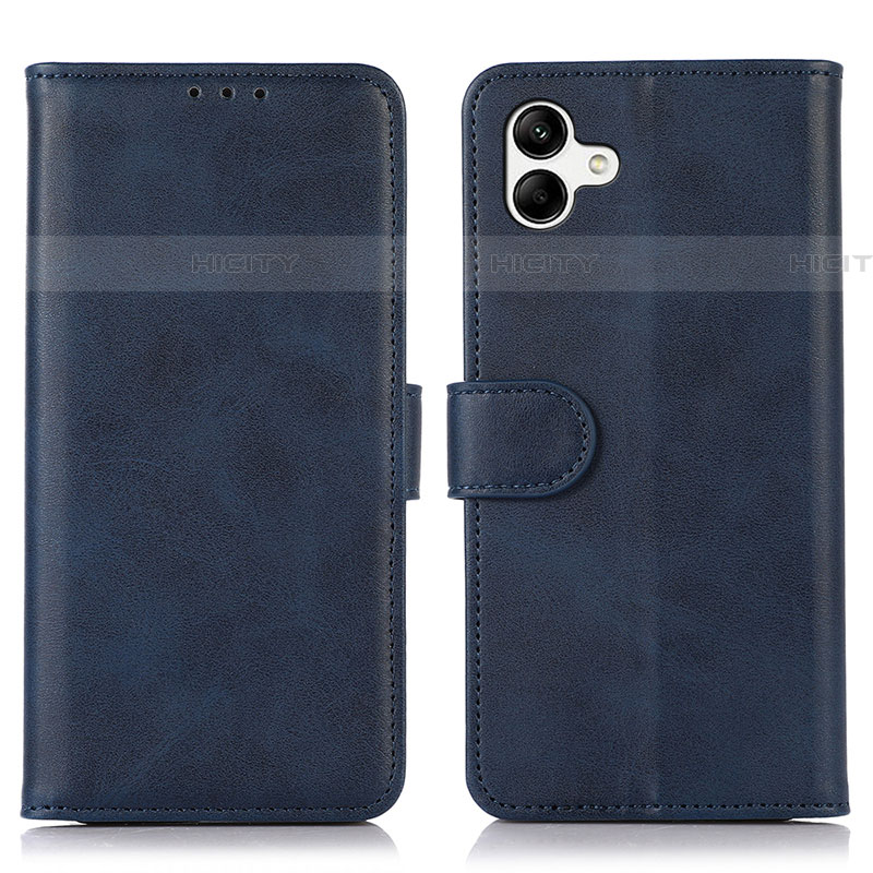 Coque Portefeuille Livre Cuir Etui Clapet N08P pour Samsung Galaxy F14 5G Bleu Plus