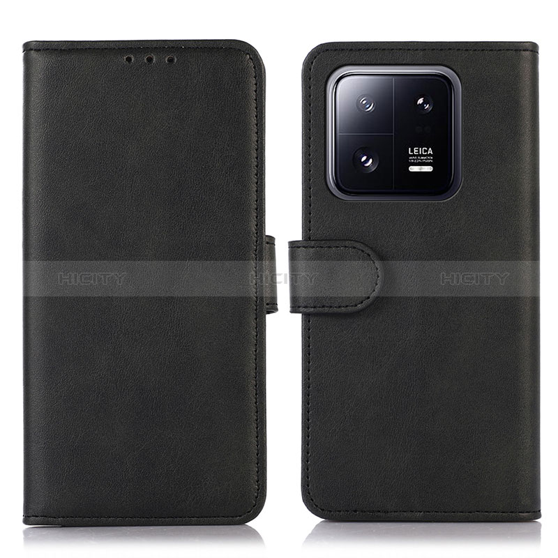 Coque Portefeuille Livre Cuir Etui Clapet N08P pour Xiaomi Mi 13 Pro 5G Noir Plus