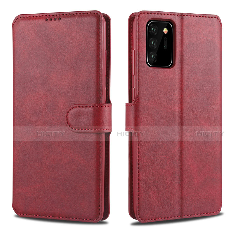 Coque Portefeuille Livre Cuir Etui Clapet N12 pour Samsung Galaxy Note 20 Ultra 5G Rouge Plus