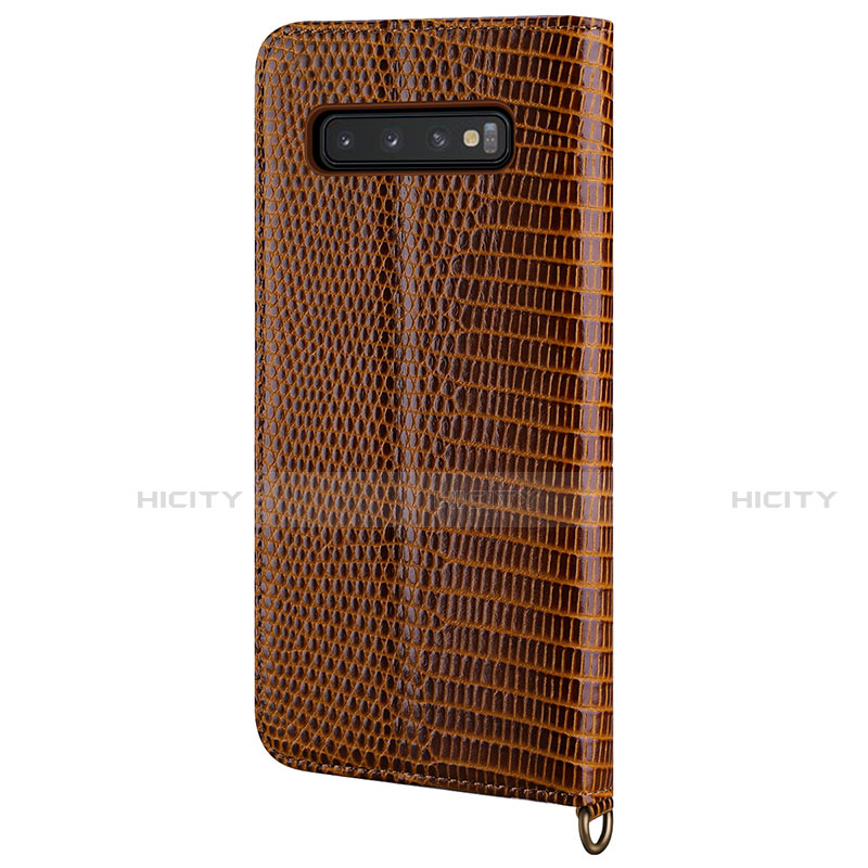 Coque Portefeuille Livre Cuir Etui Clapet P04 pour Samsung Galaxy S10 Plus