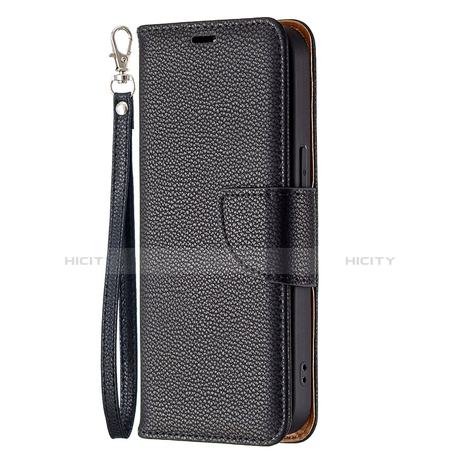 Coque Portefeuille Livre Cuir Etui Clapet pour Apple iPhone 13 Pro Noir Plus