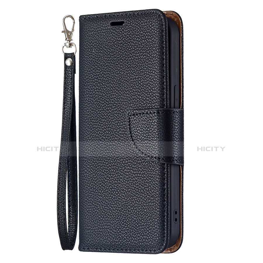 Coque Portefeuille Livre Cuir Etui Clapet pour Apple iPhone 14 Plus Noir Plus