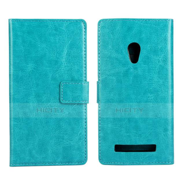 Coque Portefeuille Livre Cuir Etui Clapet pour Asus Zenfone 5 Cyan Plus