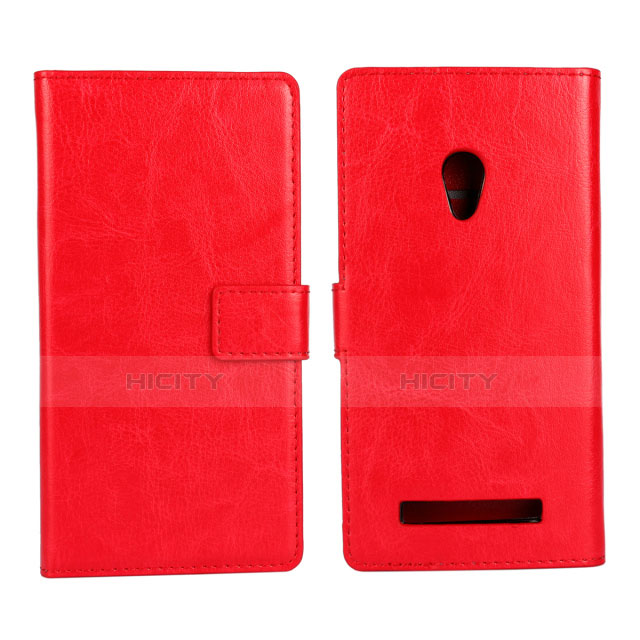 Coque Portefeuille Livre Cuir Etui Clapet pour Asus Zenfone 5 Rouge Plus