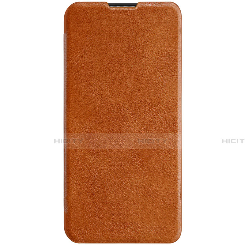 Coque Portefeuille Livre Cuir Etui Clapet pour Huawei Honor 20E Marron Plus