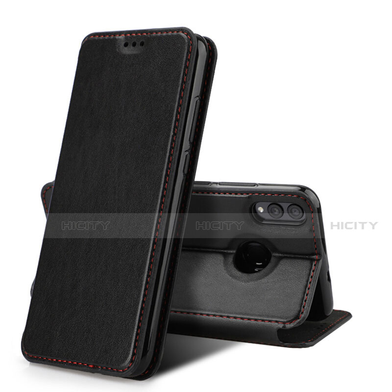 Coque Portefeuille Livre Cuir Etui Clapet pour Huawei Honor 8X Noir Plus