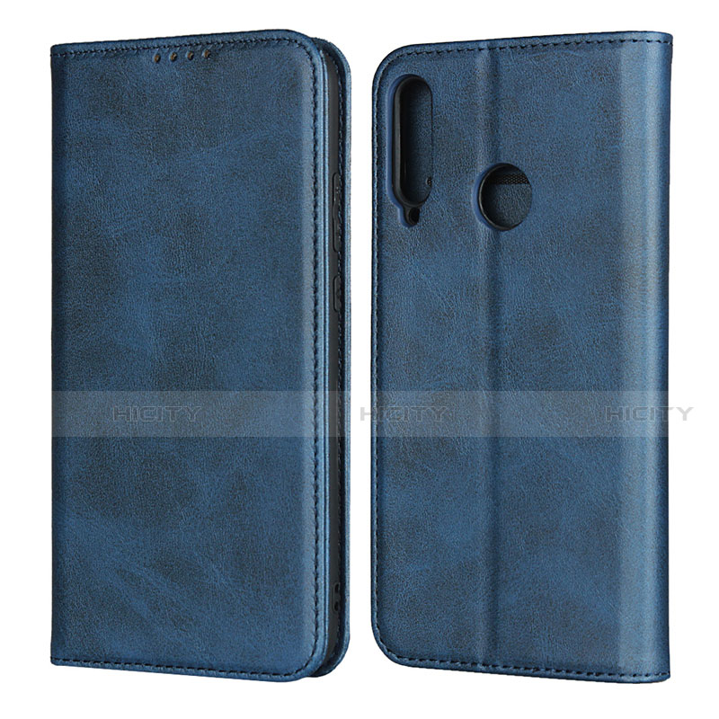 Coque Portefeuille Livre Cuir Etui Clapet pour Huawei Honor 9C Bleu Plus