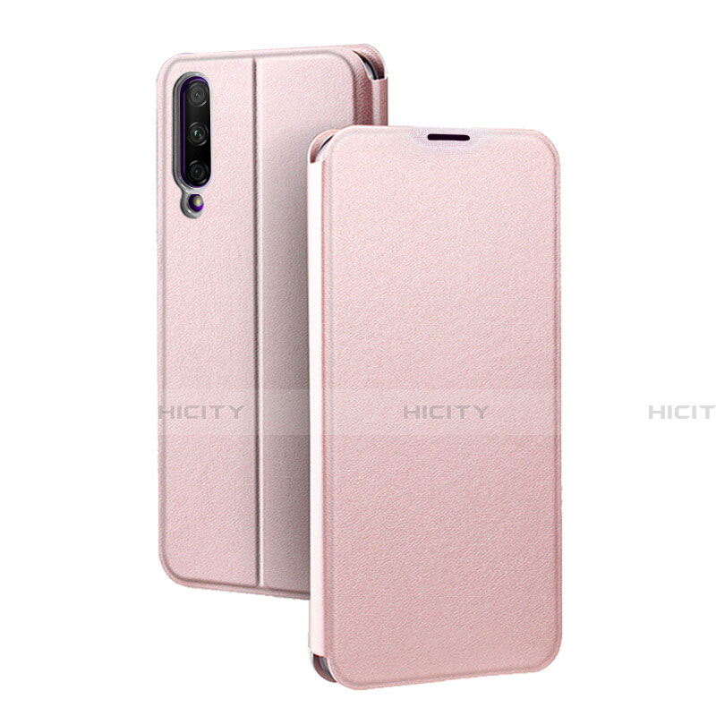 Coque Portefeuille Livre Cuir Etui Clapet pour Huawei Honor 9X Pro Or Rose Plus