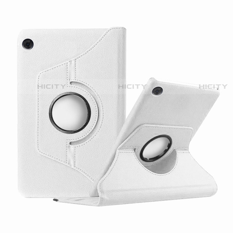 Coque Portefeuille Livre Cuir Etui Clapet pour Huawei MatePad T 8 Blanc Plus