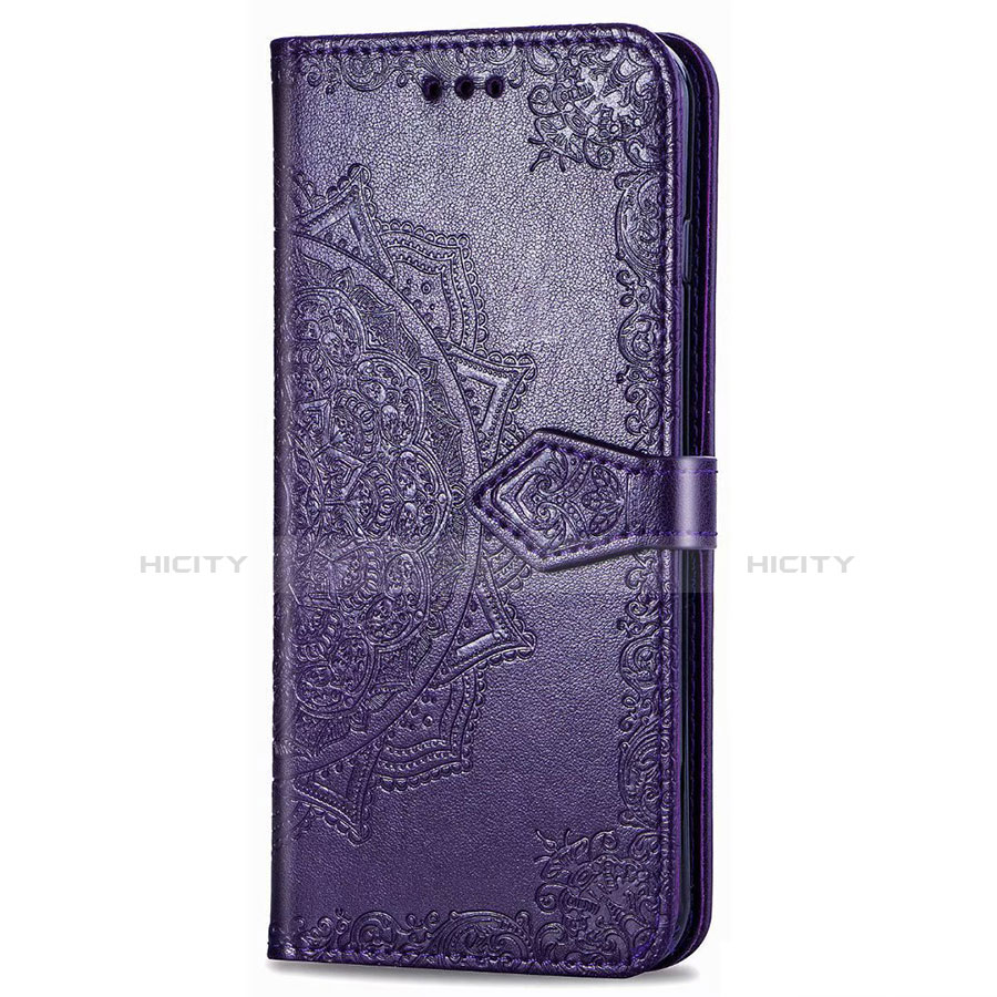 Coque Portefeuille Livre Cuir Etui Clapet pour LG Stylo 6 Violet Plus