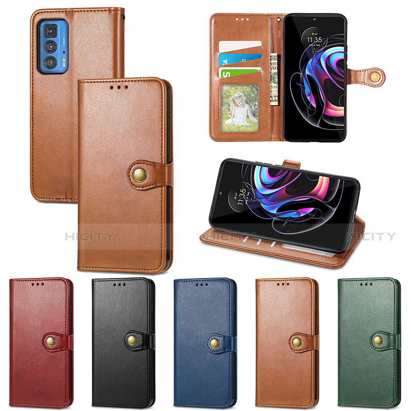 Coque Portefeuille Livre Cuir Etui Clapet pour Motorola Moto Edge S Pro 5G Plus