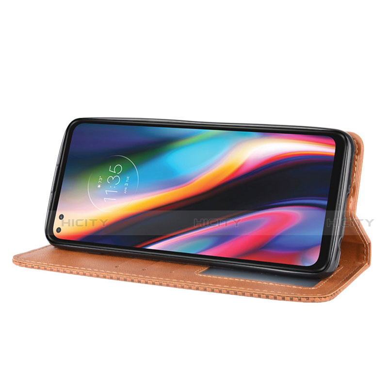 Coque Portefeuille Livre Cuir Etui Clapet pour Motorola Moto One 5G Plus