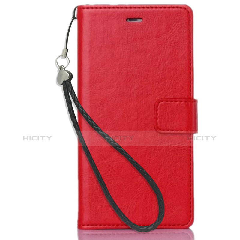 Coque Portefeuille Livre Cuir Etui Clapet pour Nokia 3.1 Plus Rouge Plus