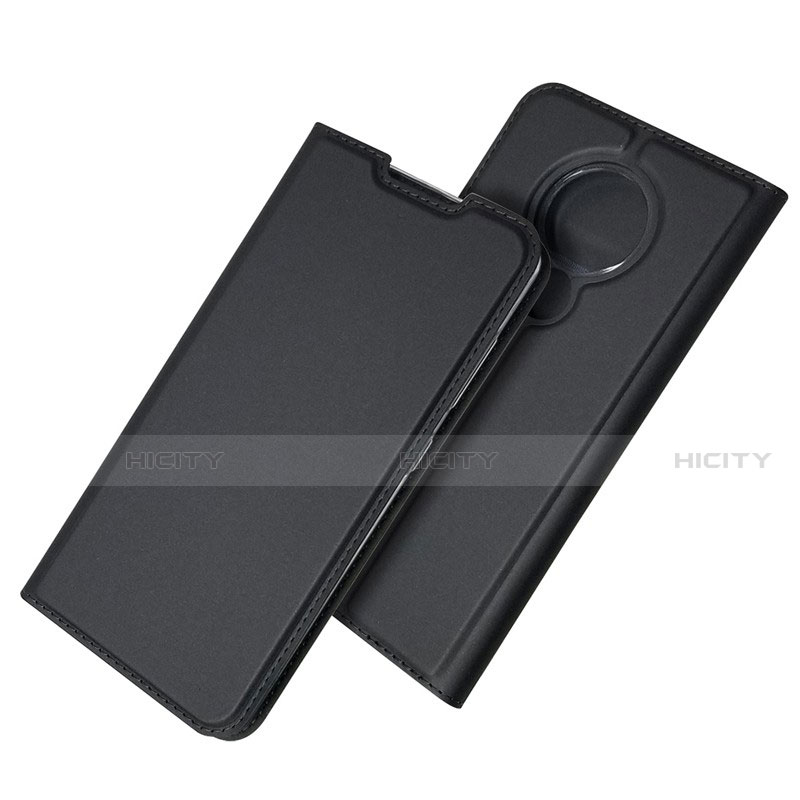 Coque Portefeuille Livre Cuir Etui Clapet pour Nokia 6.2 Noir Plus