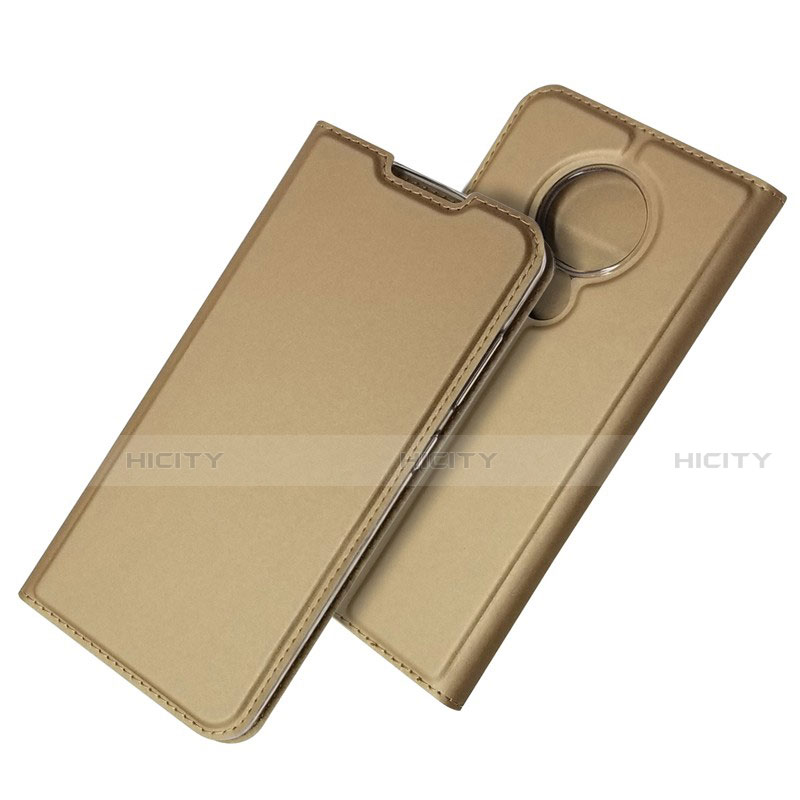 Coque Portefeuille Livre Cuir Etui Clapet pour Nokia 6.2 Or Plus