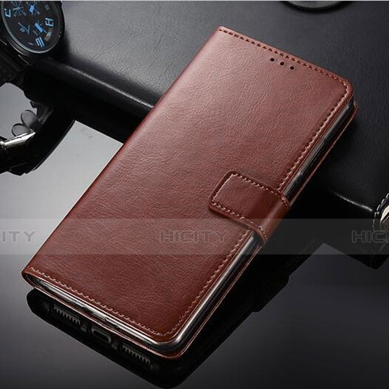 Coque Portefeuille Livre Cuir Etui Clapet pour Nokia 9 PureView Marron Plus