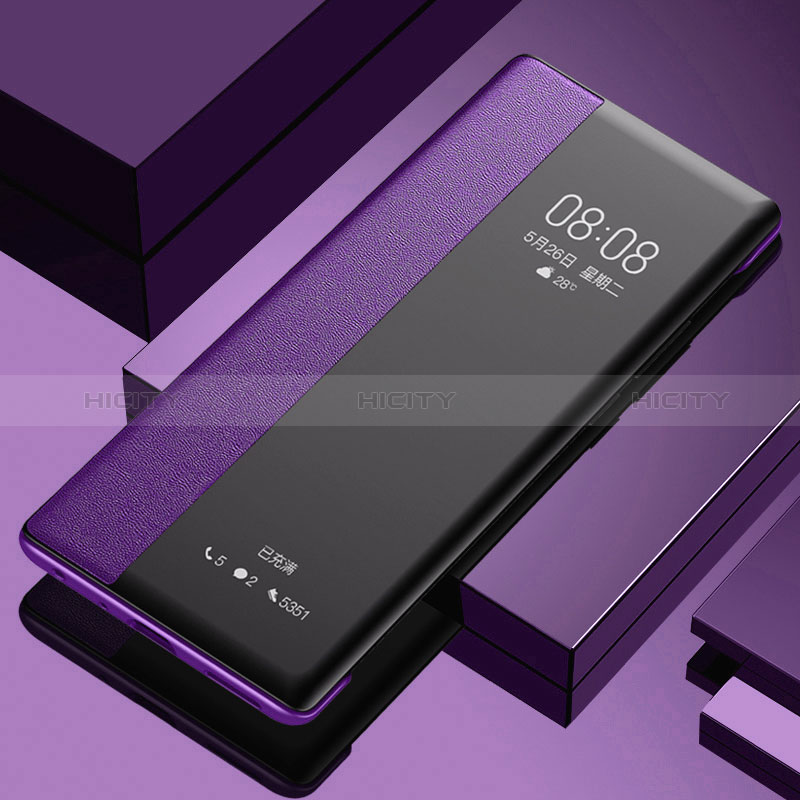 Coque Portefeuille Livre Cuir Etui Clapet pour OnePlus 10T 5G Violet Plus